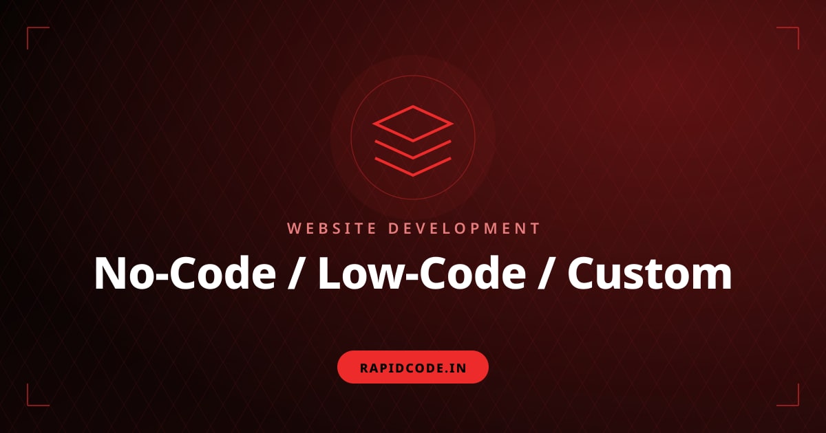 No-Code vs Low-Code vs Custom Development: Which Is Right for Your Business in 2026?