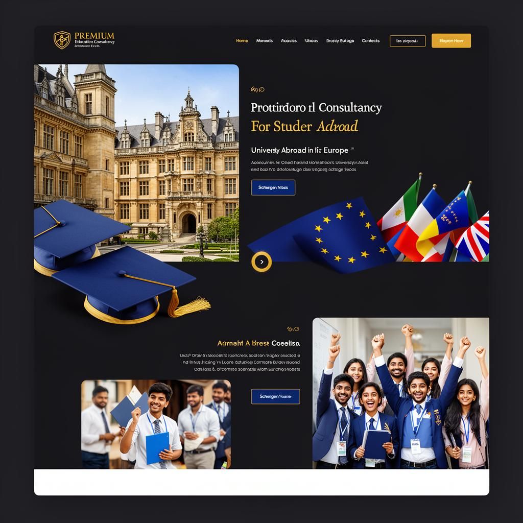 NexviaVisa: Europe Study Abroad Consultancy - Website case study by RapidCode