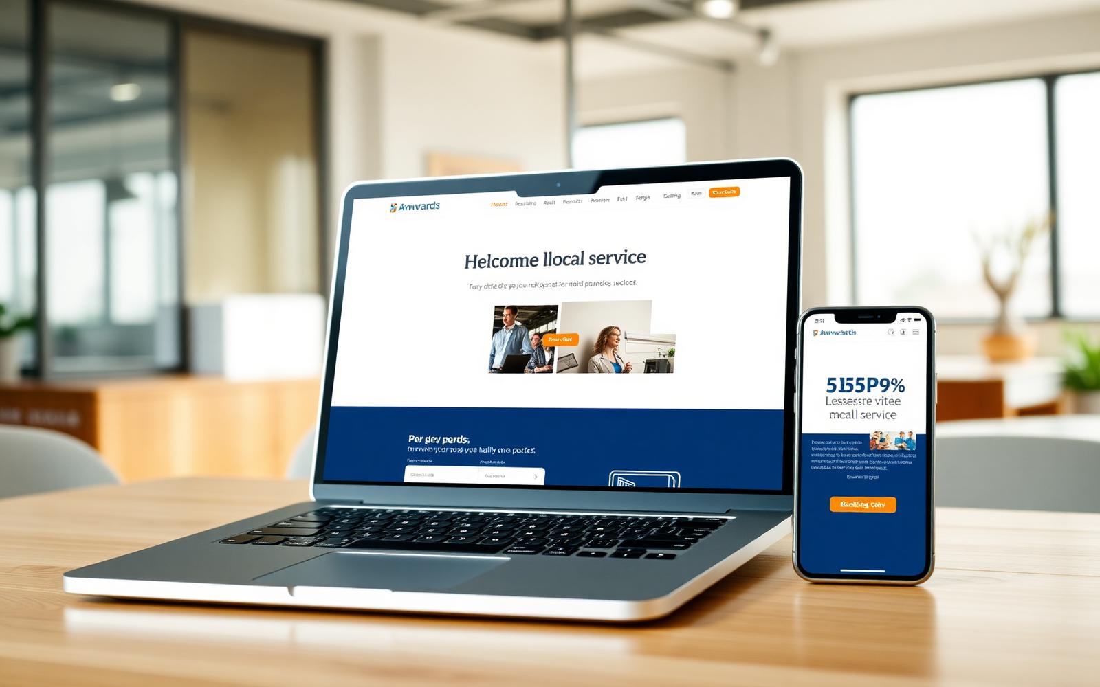 Service Business Website - Website case study by RapidCode
